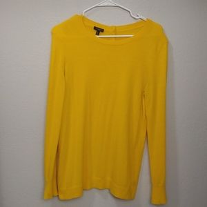 Talbots Yellow Cashmere Sweater